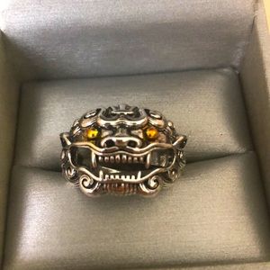 Chinese Demon silver men’s ring